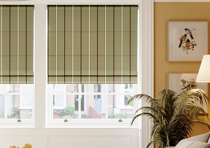 The British Stripe Co. Alfred, Derwent No.1 - Roman Blind - Image 3